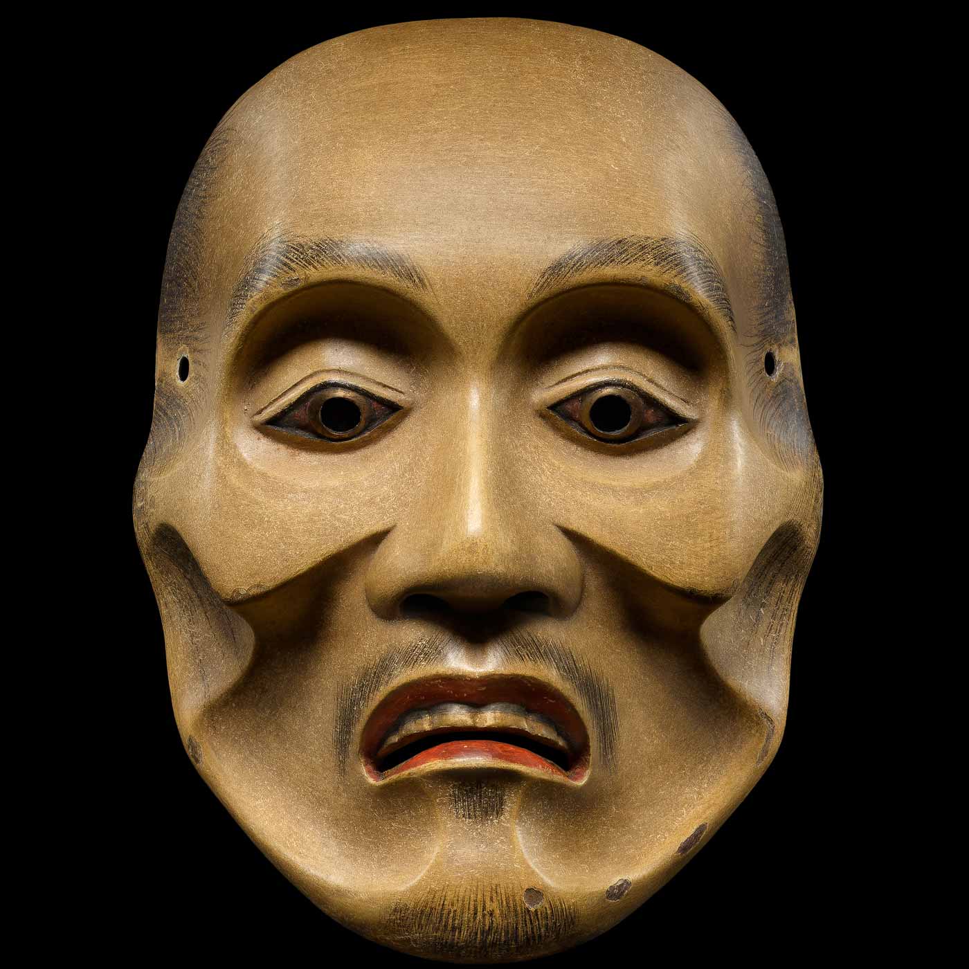 Noh mask of Yase-otoko